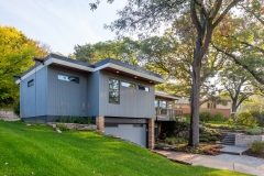 Complete remodel of Mid-Century house with an addition.  Modern Design.