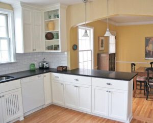 Two-Cook Cape Cod Kitchen Remodel With a Bump-out Addition