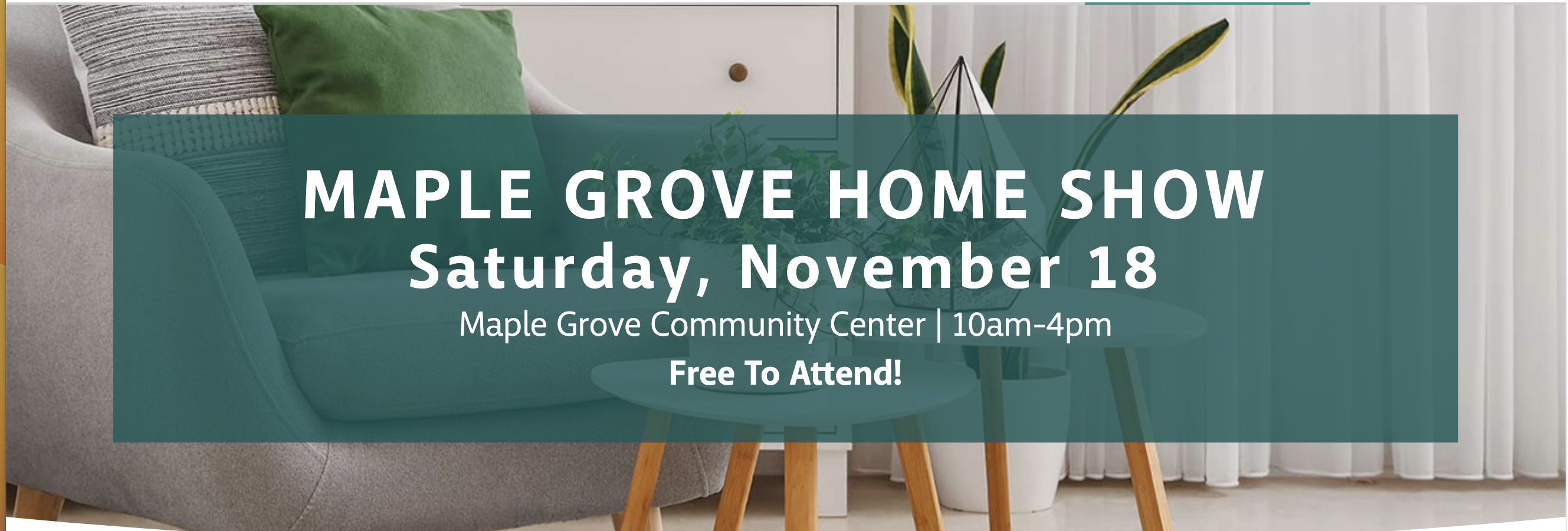 Save the Date – Maple Grove Home Show!