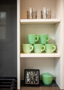 Shelving detail, part of kitchen remodel