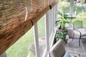 screen porch with view outside