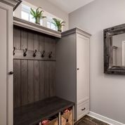 Mudroom with plants