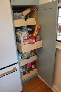 roll out pantry shelves