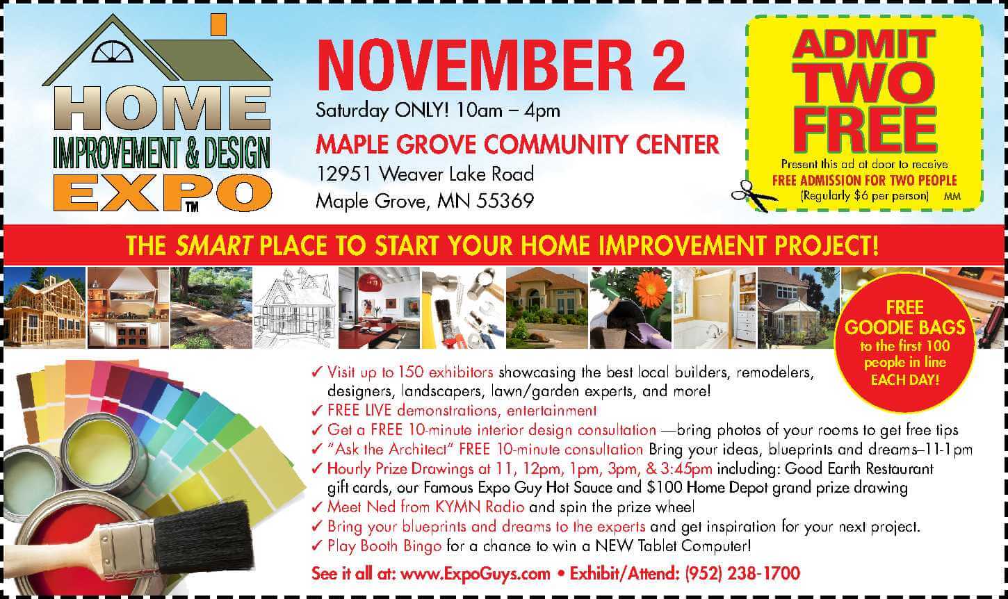 Maple Grove Home Improvement and Design Expo – Saturday, November 2nd!